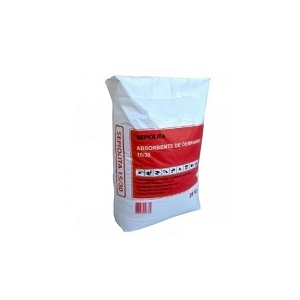 Granulado mineral (sepiolita) absorvente, 20/40,saco de 20kg