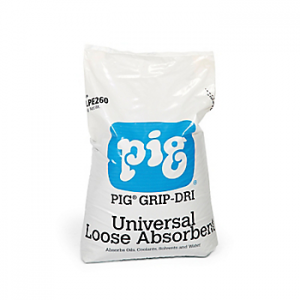 Absorvente NEW PIG, ignifugo, saco de 15kg. Cap. 19,80 lts.