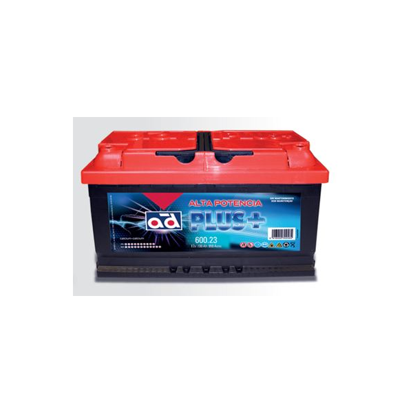 Bateria AD PLUS, 12V, 100AH, 353x175x190mm.