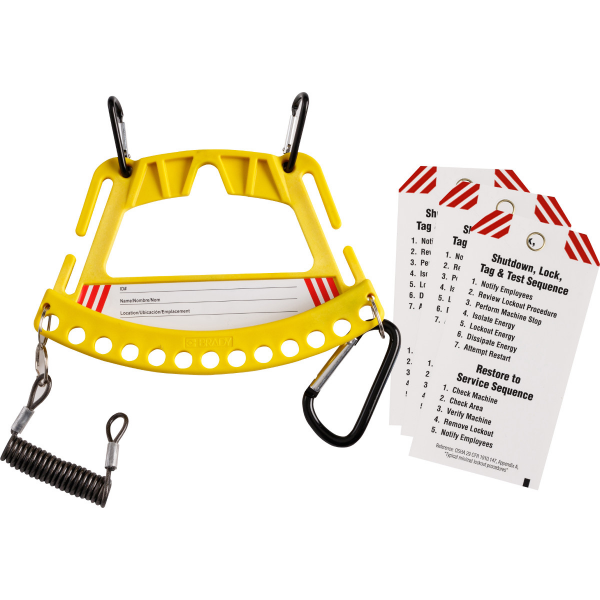 Sistema Brady Safety Lock and Tag Carrier.