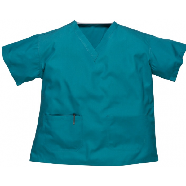 Casaco (Camisa) Hospitalar disp.cores Azul-Verde