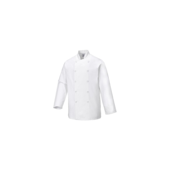 Casaco de cozinheiro Sussex Branco