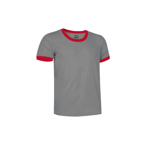 T-Shirt combinada de 2 cores c/185 grs.disp.varias cores